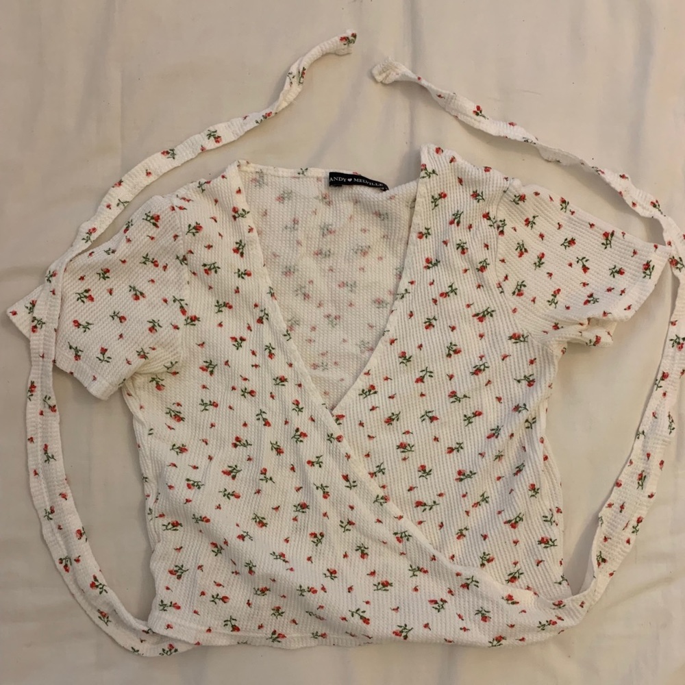 brandy melville wrap shirt